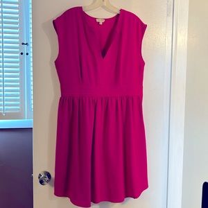 Maison Jules Dress-bright pink
